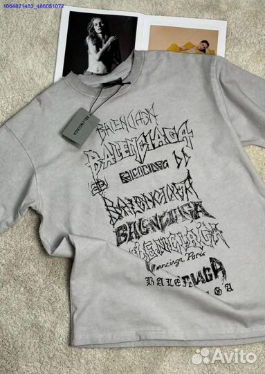Женская футболка balenciaga (Арт.12117)