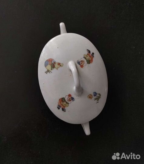Сахарница фарфор Вербилки СССР 40-50 гг
