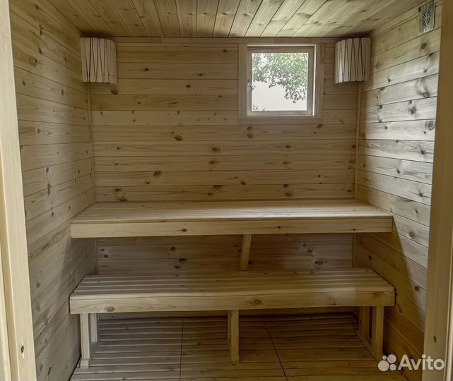 Баня в стиле барнхаус 4*3,5