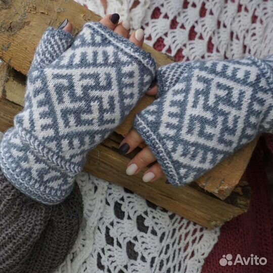 Варежки женские, мужские, детские