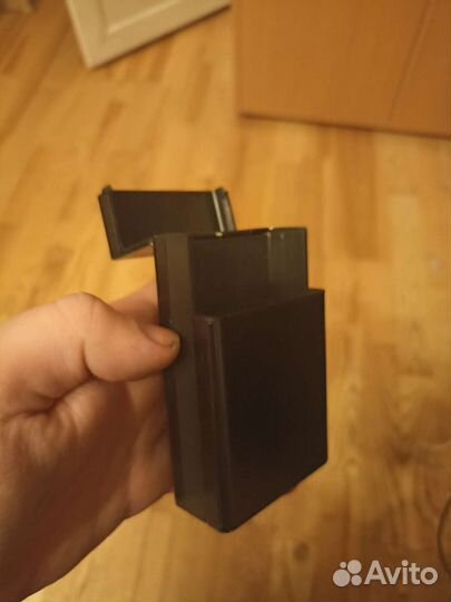 Портсигар чёрный металлический