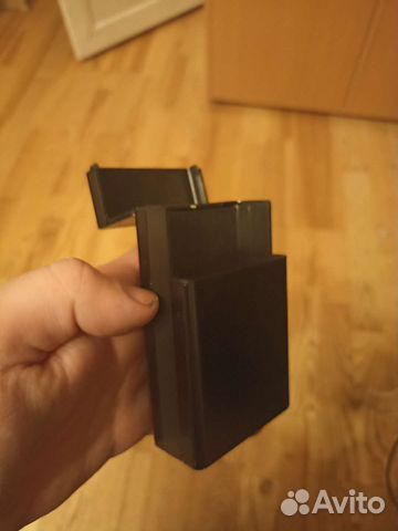 Портсигар чёрный металлический