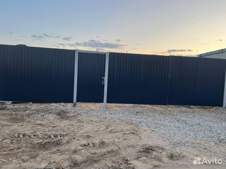 Заборы из профнастила