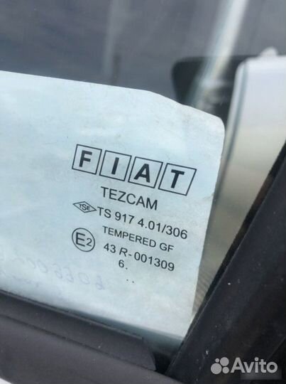 Стекло двери переднее левое Fiat Albea 2005-2012