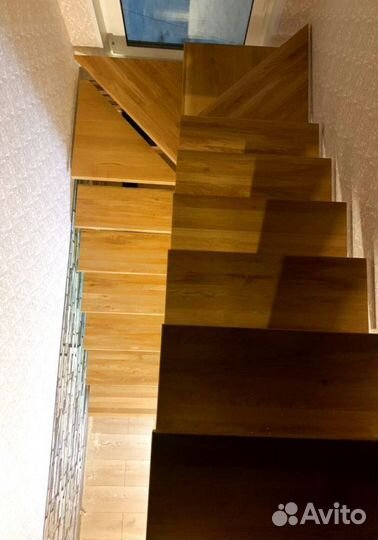 Лестница г-образная на дачу