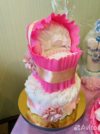 Коляска из подгузников