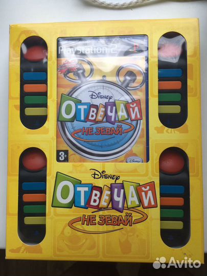 Disney Отвечай не зевай игра ps2 buzz пульты
