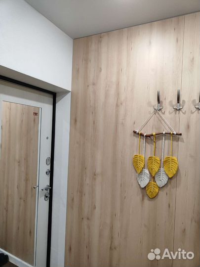 Макраме панно Листья