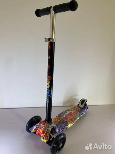 Самокат детский трехколесный 232