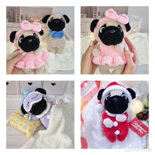 Вязаные игрушки ручной работы