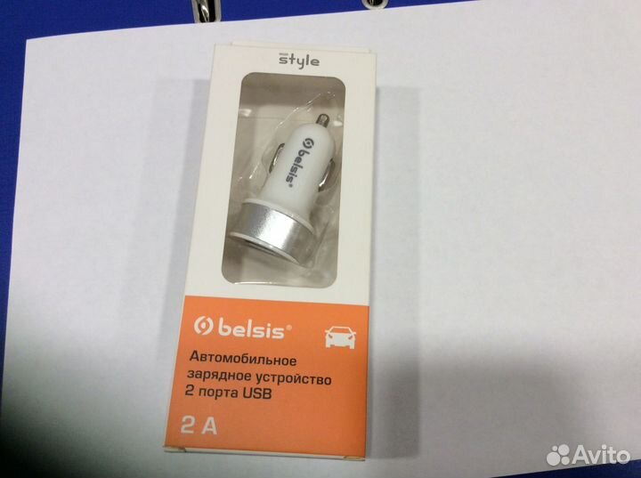 Зарядное устройство 2 порта USB