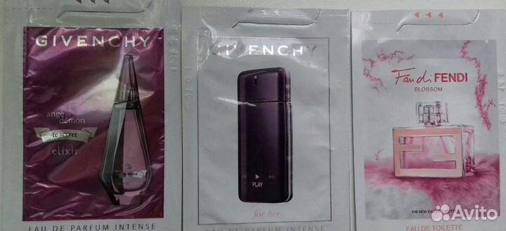 Пробники духов и тональный крем