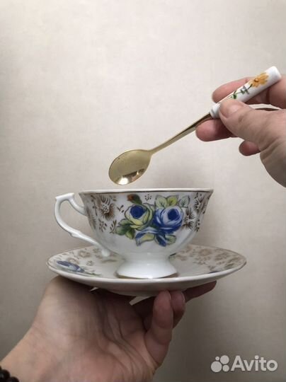 Чайная пара фарфор