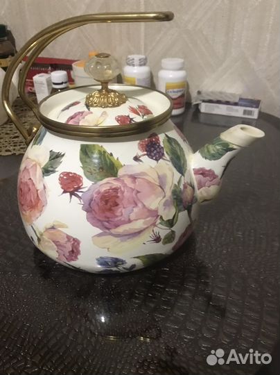 Чайник эмалированный