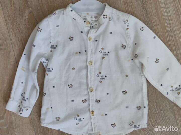 Рубашка для мальчика zara 86