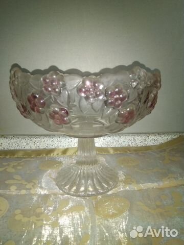 Ваза хрустальная