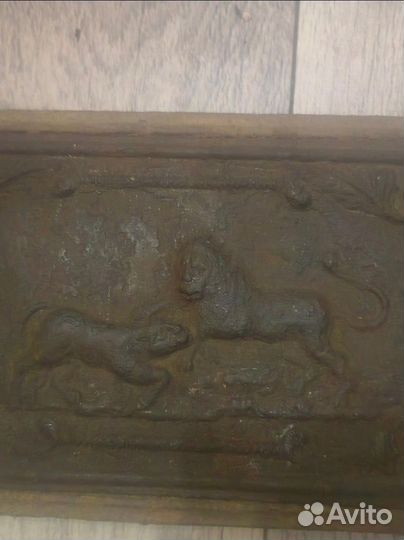 Печная дверца Львы