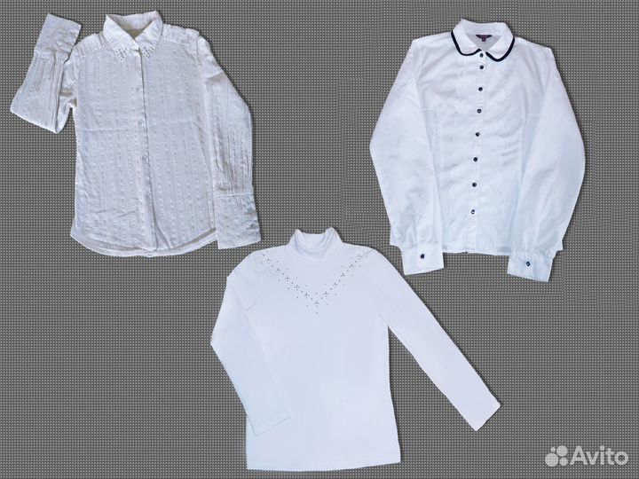 Школьные блузки,джемпер для девочки р.140-146