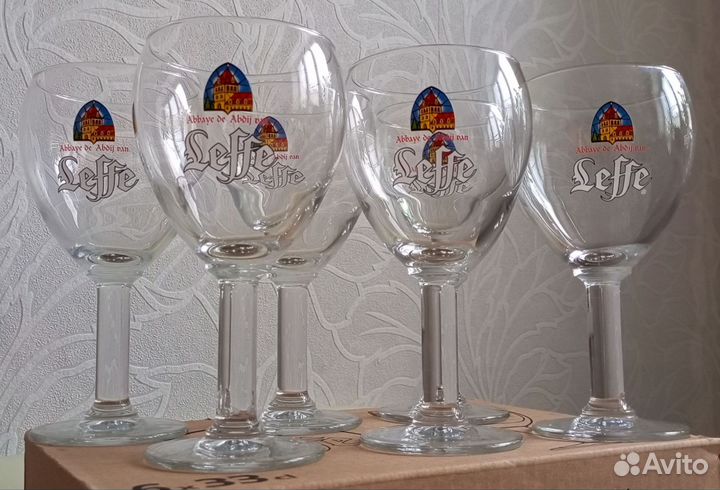 Бокалы Леффе для пива и коктейлей, 0.3 л 6шт