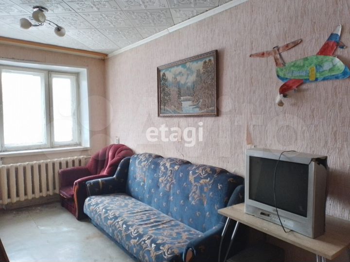 Комната 22 м² в 2-к., 2/2 эт.