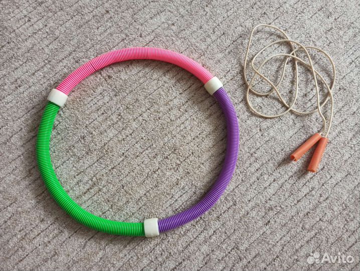 Тренажёр, гибкий Обруч, скакалка