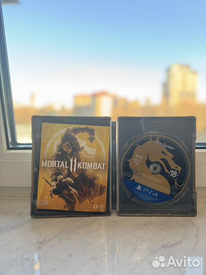 Мортал комбат 11 ps4 диск
