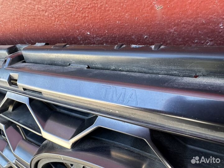 Решетка радиатора hyundai santa fe 4