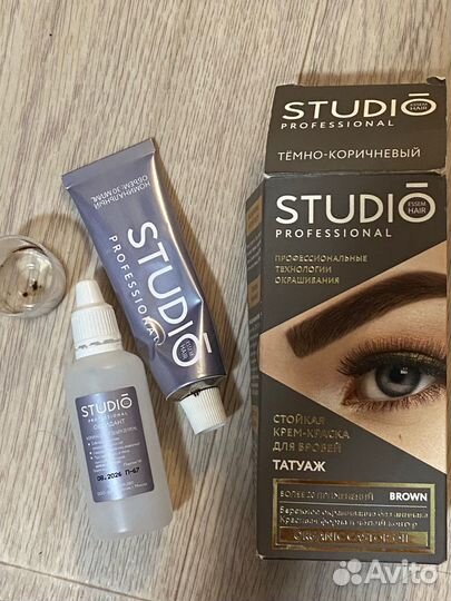 Краска для бровей и ресниц studio