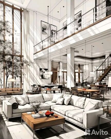 Сделаю визаализацию квартиры, расстановку мебели