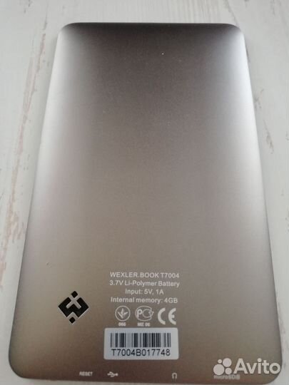Электронная книга wexler T7004