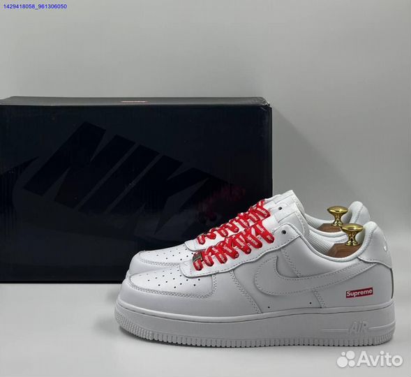 Кроссовки Nike Air Force 1 Low & Supreme (Арт.24516)