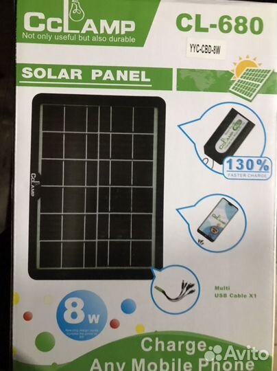 Солнечная панель для кемпинга