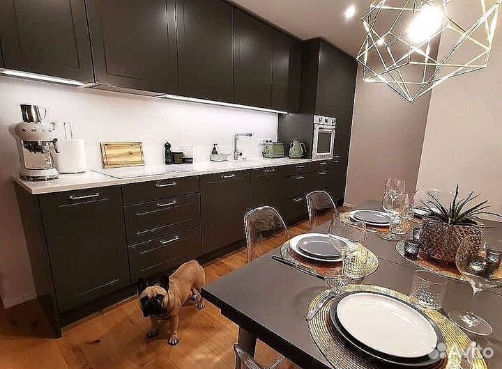 Кухня в потолок