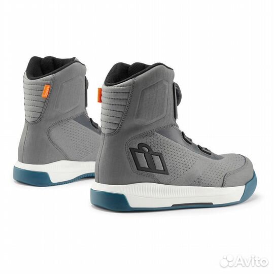 Icon Overlord Vented CE мотоботы серые