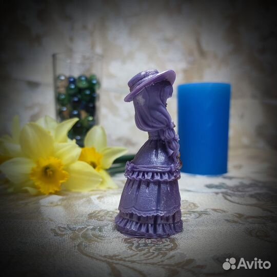 Силиконовая форма/молд для свечей, мыла