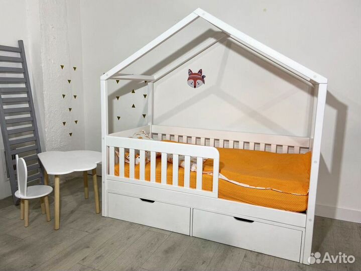 Детская кровать домик односпальная