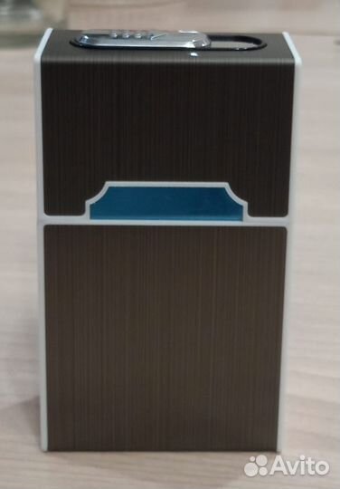 Портсигар металический с USB зажигалкой