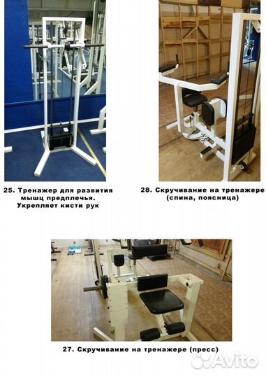 Комплекс силовых тренажеров