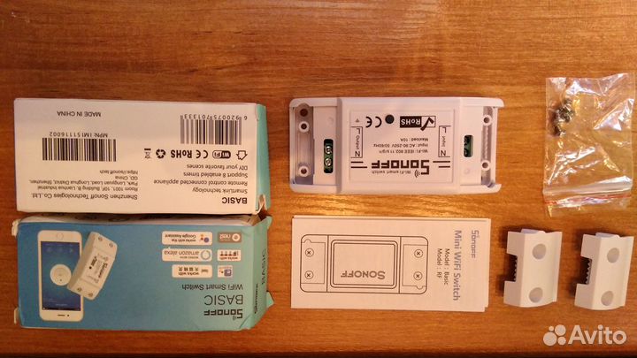 Sonoff basic Wi-fi Умное реле розетка 220в 10А