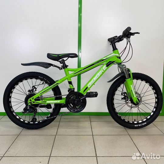 Скоростной велосипед Зеленый новый