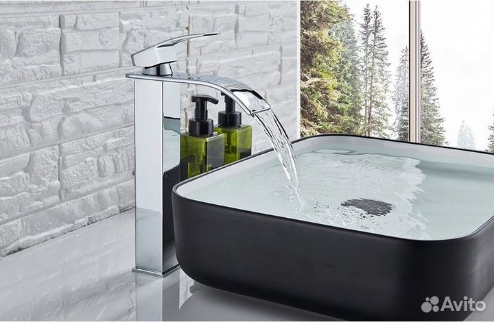 Кран хром (водопад) 30 см