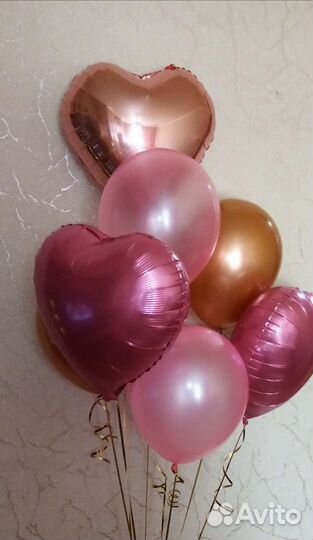 Гелиевые воздушные шары, композиции, оформление