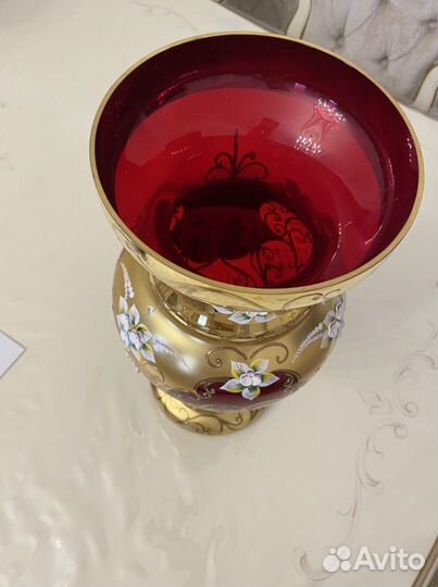 Ваза для цветов богемия