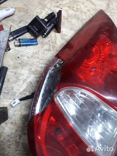 Задние фонари на hyundai solaris хетчбек