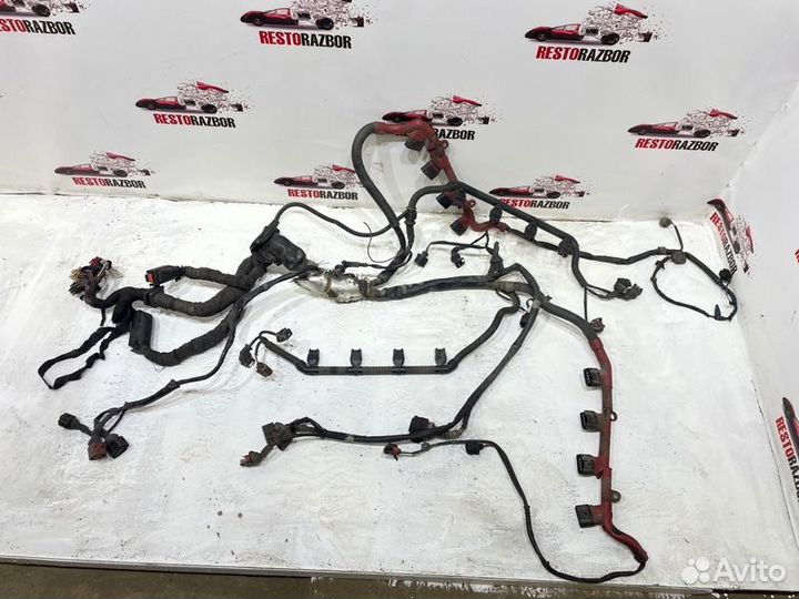 Проводка двс передняя Audi A8 седан BFM 2006
