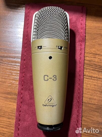 Студийный микрофон behringer c-3