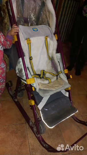 Коляска санки