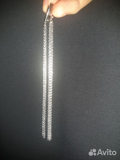 Серьги цепи