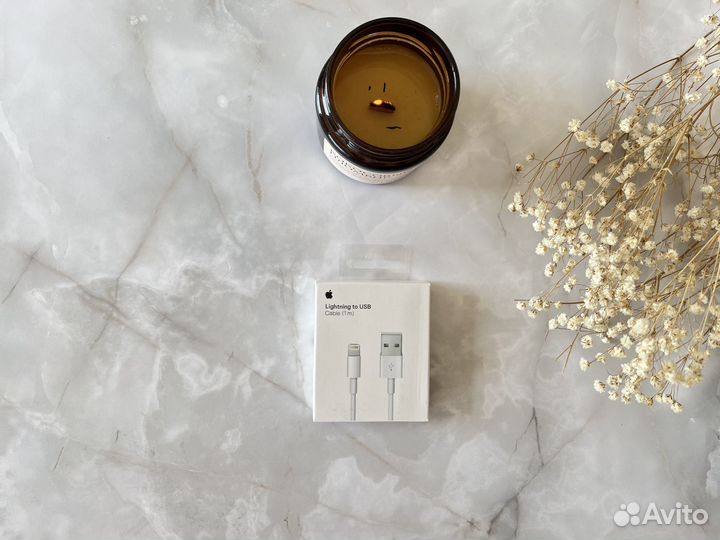 Оригинальный кабель iPhone (USB - Lightning) (1m)