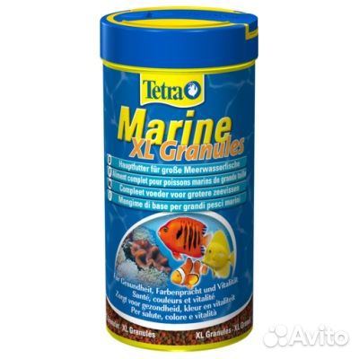 Tetra Marine Granules XL 250 мл - Корм морских рыб
